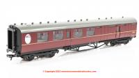 34-462A Bachmann LNER Thompson Brake Second Corridor Coach number E16859E in BR Maroon livery